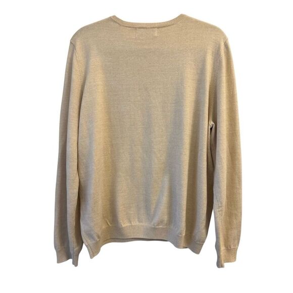 Vintage Alfred Dunner Embroided beaded sequined floral sweater sz L - Picture 2 of 7